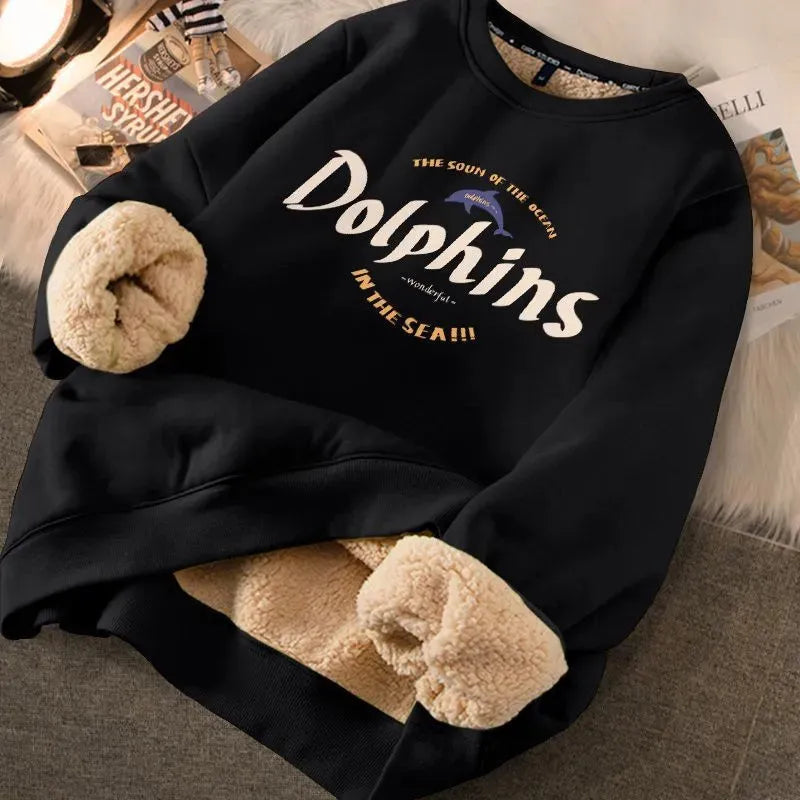 Fashion Thickened Printed Sweater For Women - Bellarte Enchanté Fashion Thickened Printed Sweater For Women